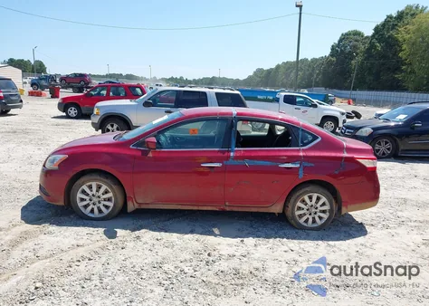 2013 Nissan Sentra Sv из США, поврежденный, VIN 3N1AB7AP7DL731233